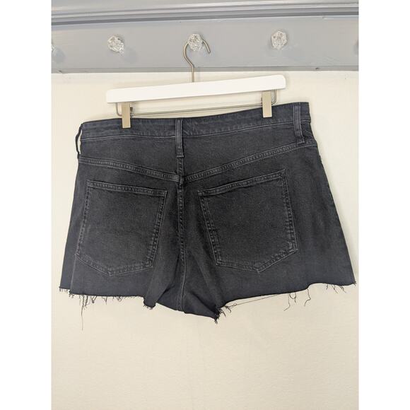 Madewell The Perfect Jean Short in Black Cutoff Highrise Womens Size 33 - Picture 8 of 9